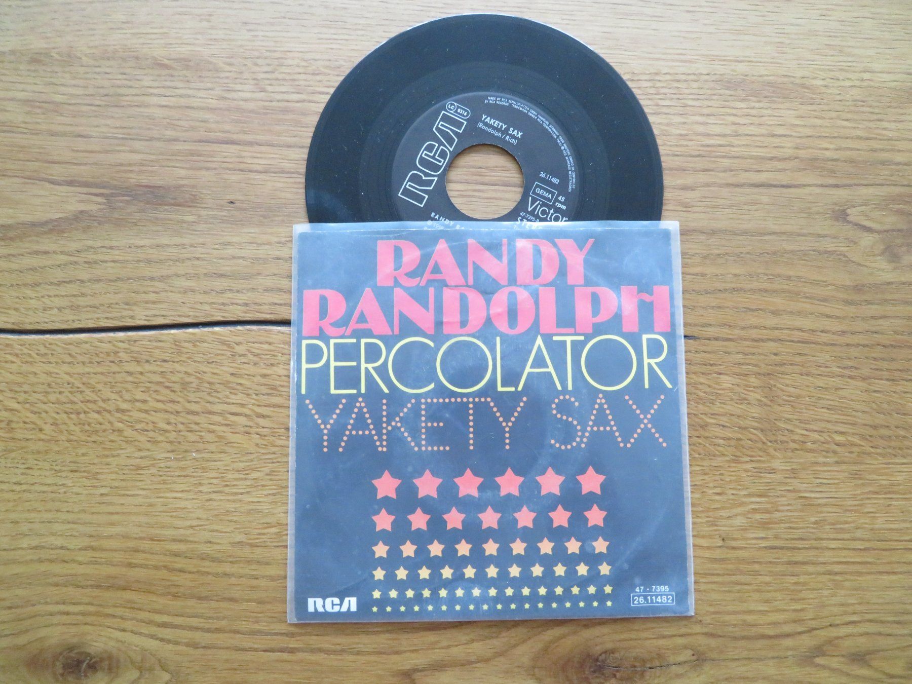 Randy Randolph - Yakety Sax Single Schallplatte Vinyl (Neu (gemäss ...