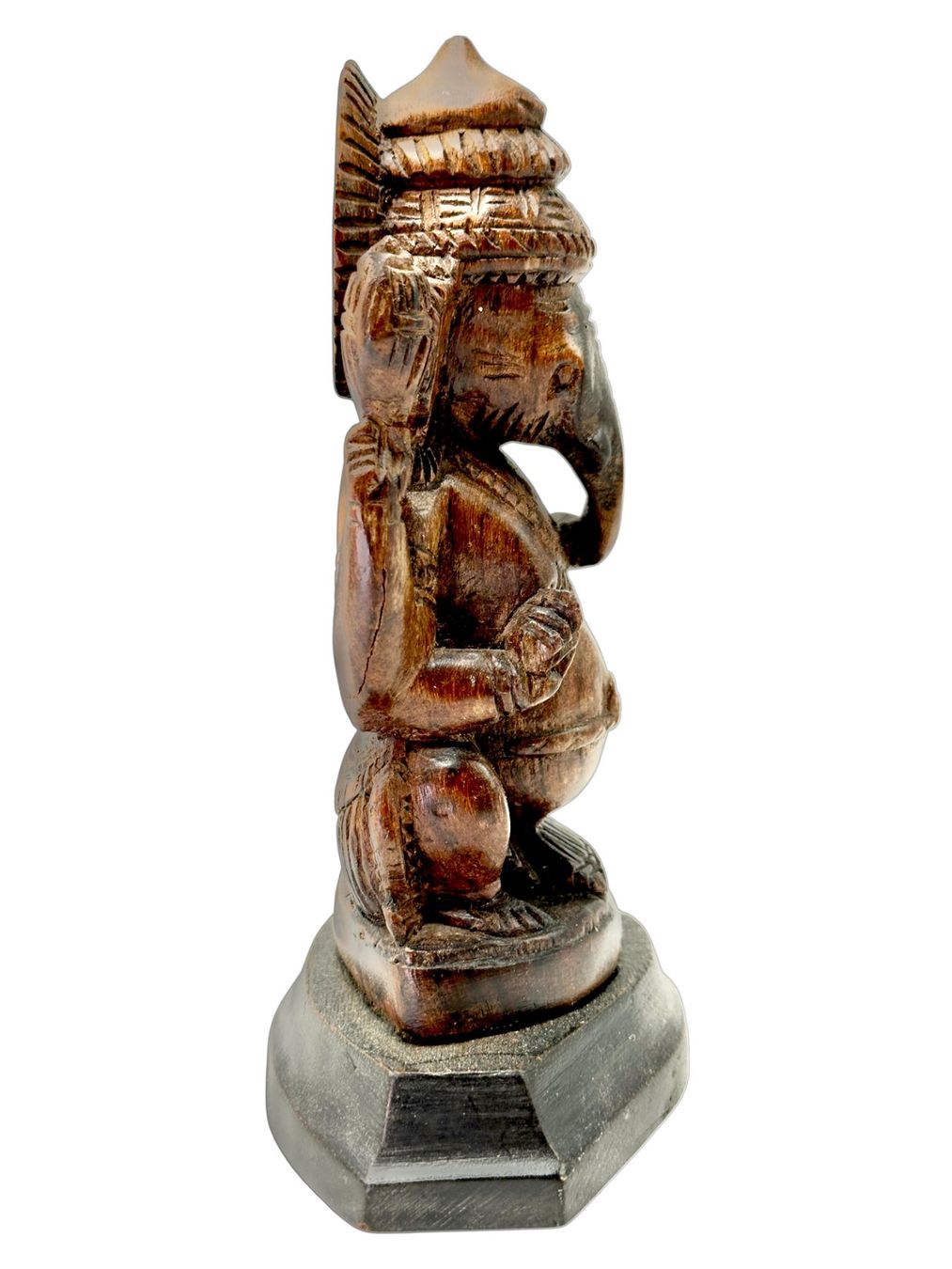 Skulpturen & Statuen: Statuette Ganesh sculptée à la main en palissandre – Gebraucht aus Morges von magicle 4