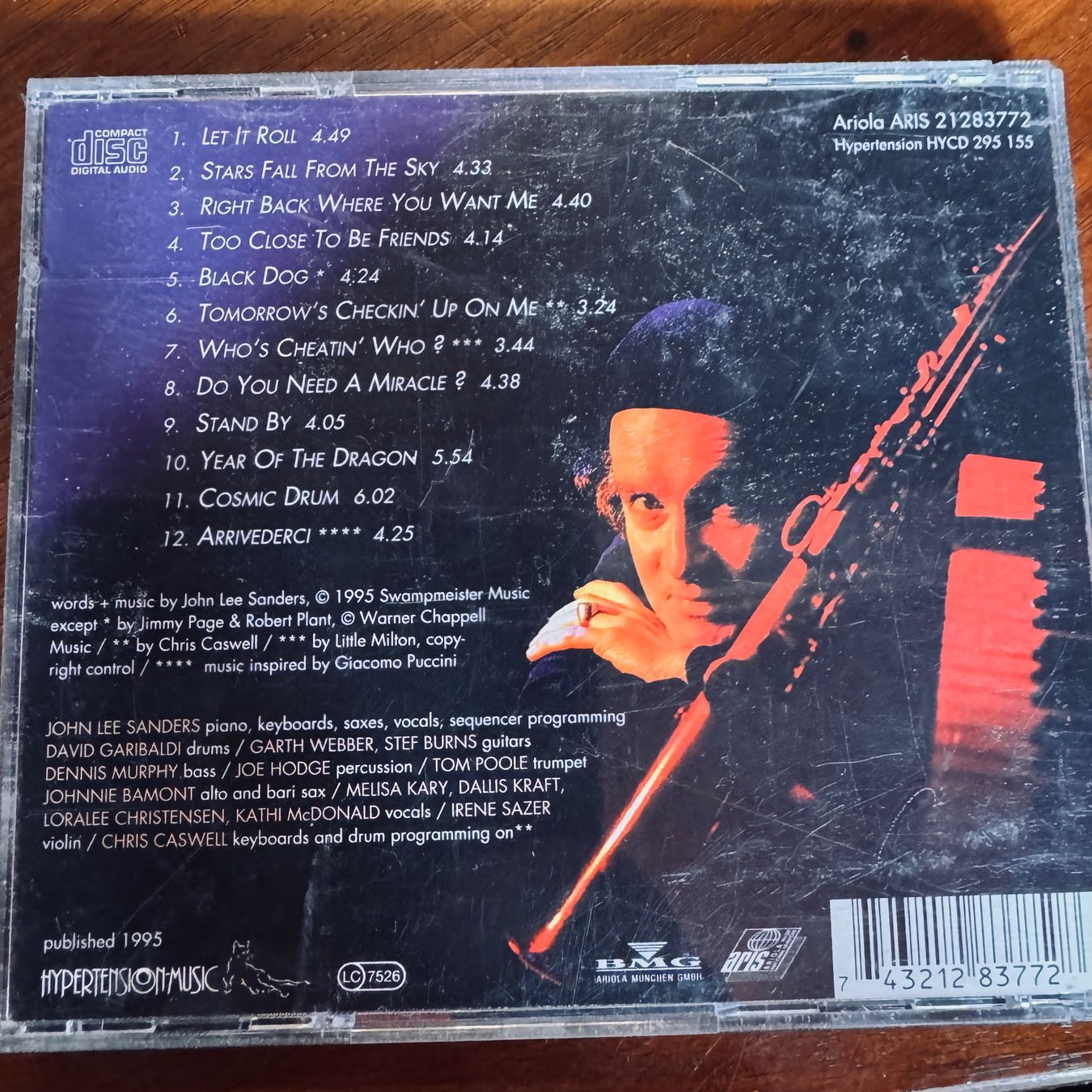 CD: John Lee Sanders World Blue CD – Usato da Merligen venduto da barratt 1