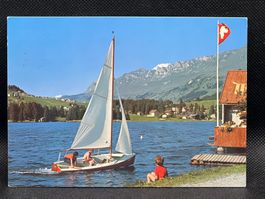 Valbella-Lenzerheide, 1500 m ü.M., Heidsee mit Valbella