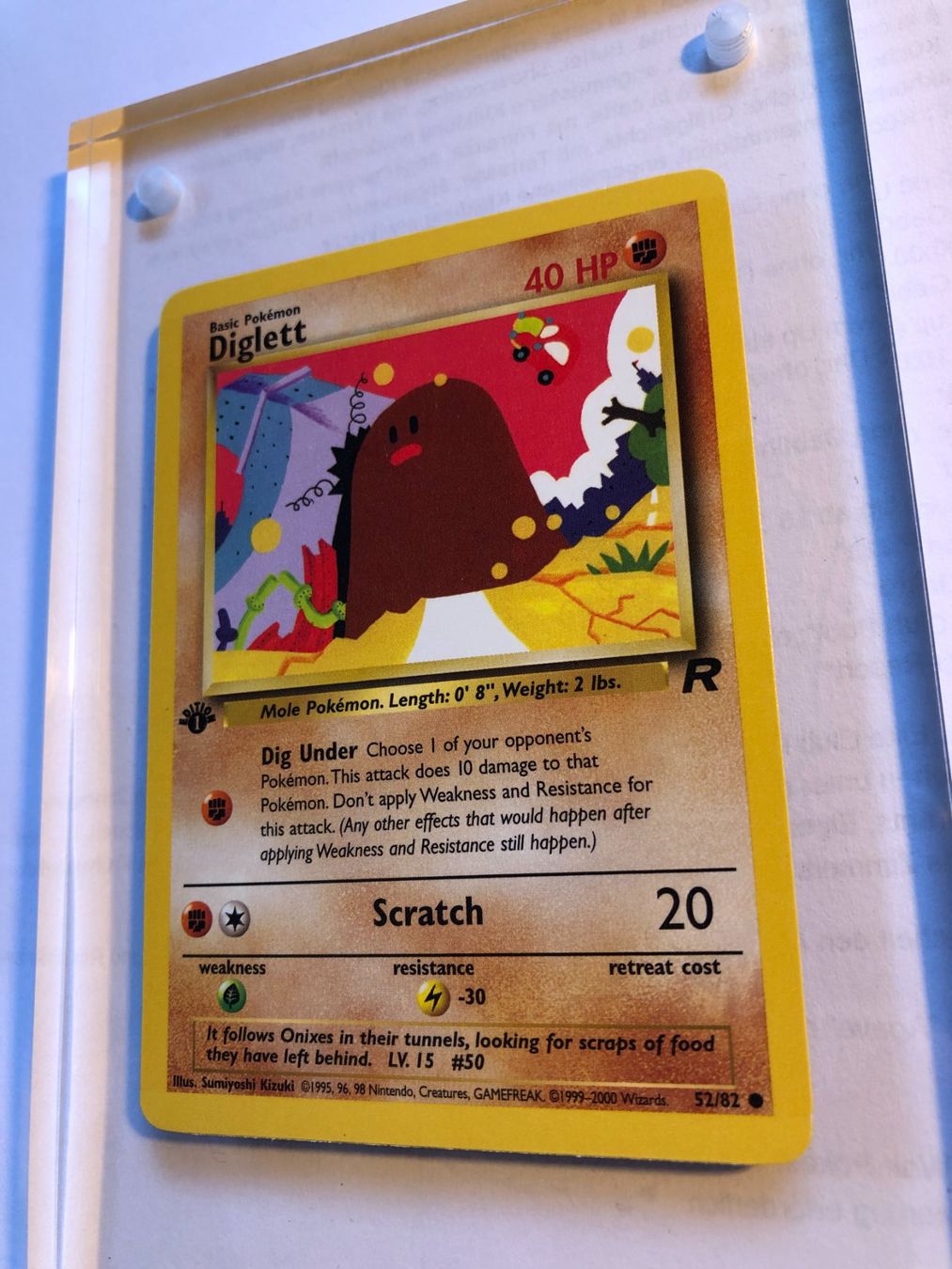 Sammelbilder & Trading cards: Diglett 1st Team Rocket - MINT - ab 1.- – Gebraucht aus Giubiasco von dan_pr8b 2