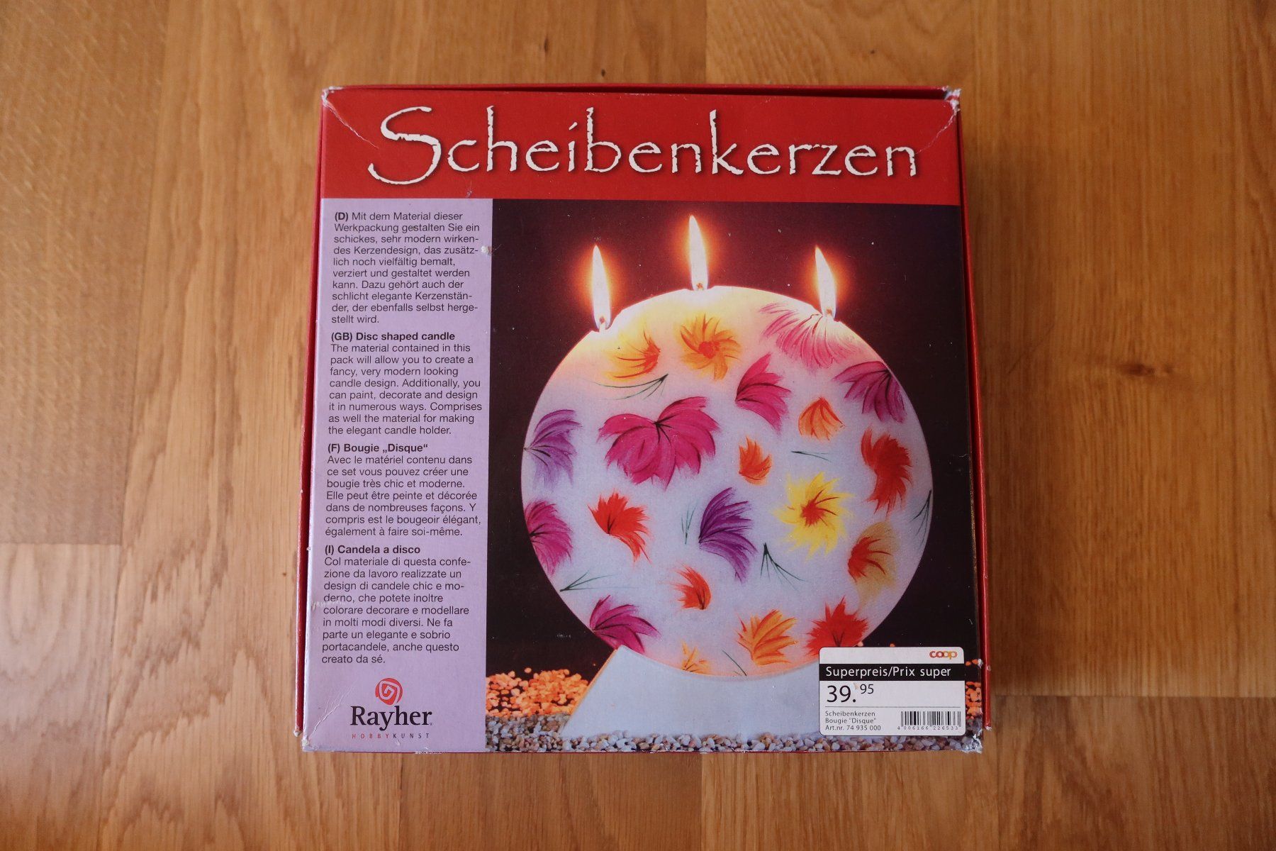 Rayher Kits de loisir créatif: Rayher Scheibenkerzen Bastelset – Neuf avec emballage d'origine à Kilchberg ZH par and_y5q6