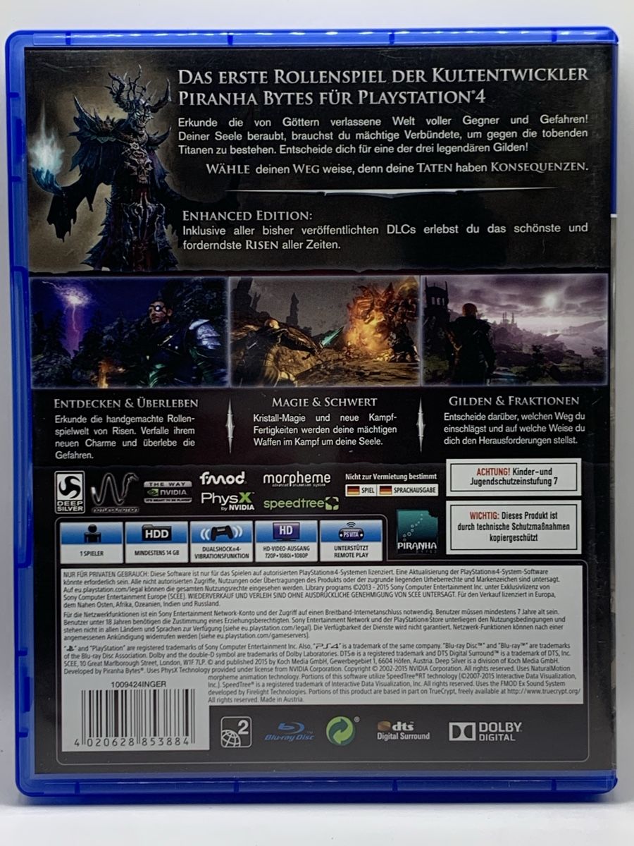 Sony Giochi: Risen 3 Titan Lords -  Enhanced Edition - PS4 – Usato da Ostermundigen venduto da RG-Collector 1