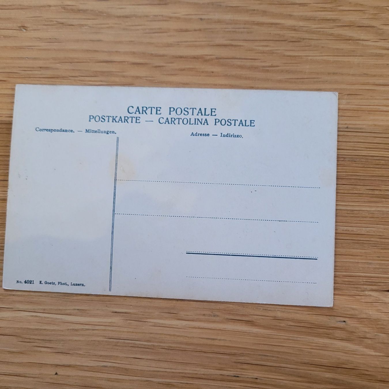 Cartoline postali: Carte Postale Luzern – Usato da Biel/Bienne venduto da Destockweb 1