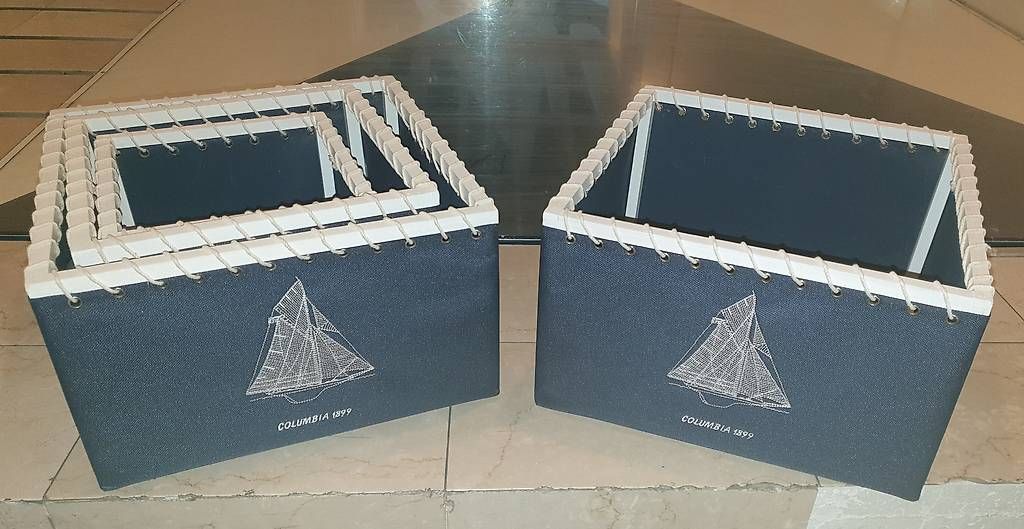 Altro per la casa: Ensemble de paniers de rangement style nautique – Usato da Le Lignon venduto da ValKatia