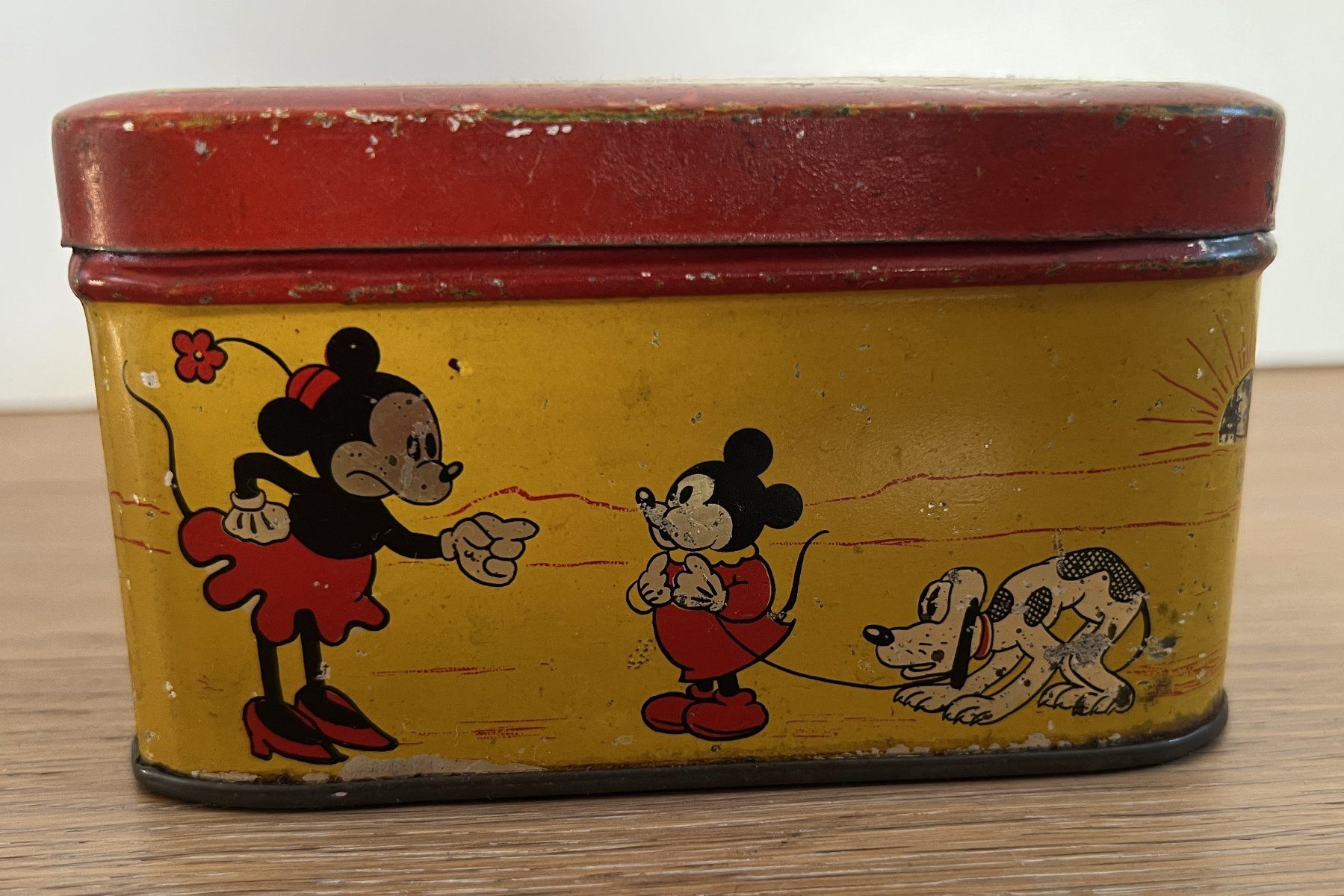 Barattoli: FLACHE Blechdose Disch Othmarsingen, Micky Mickey-Mouse 30er – Usato da Rothrist venduto da Brandystar 6