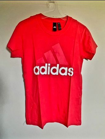 Sommerliches Adidas T-Shirt, rot, Gr. S - neu