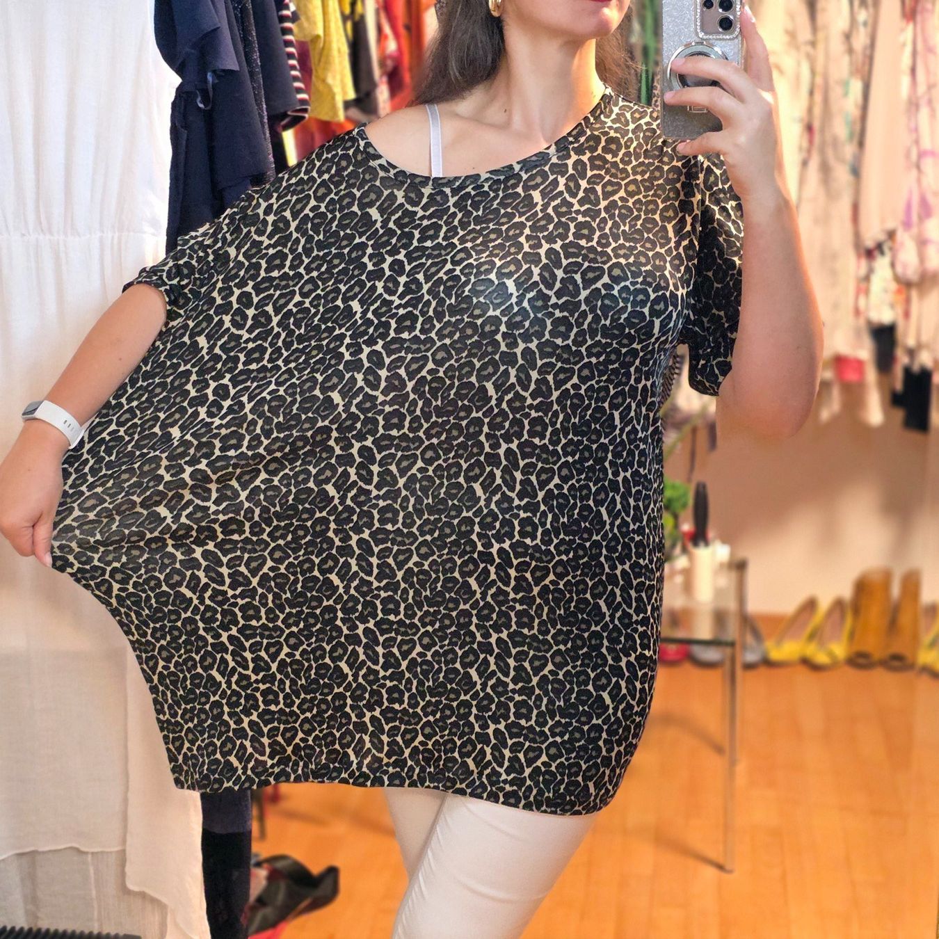 Camicette: Leopard Bluse  leicht 2XL/3XL – Usato da Wald ZH venduto da CapLux 2