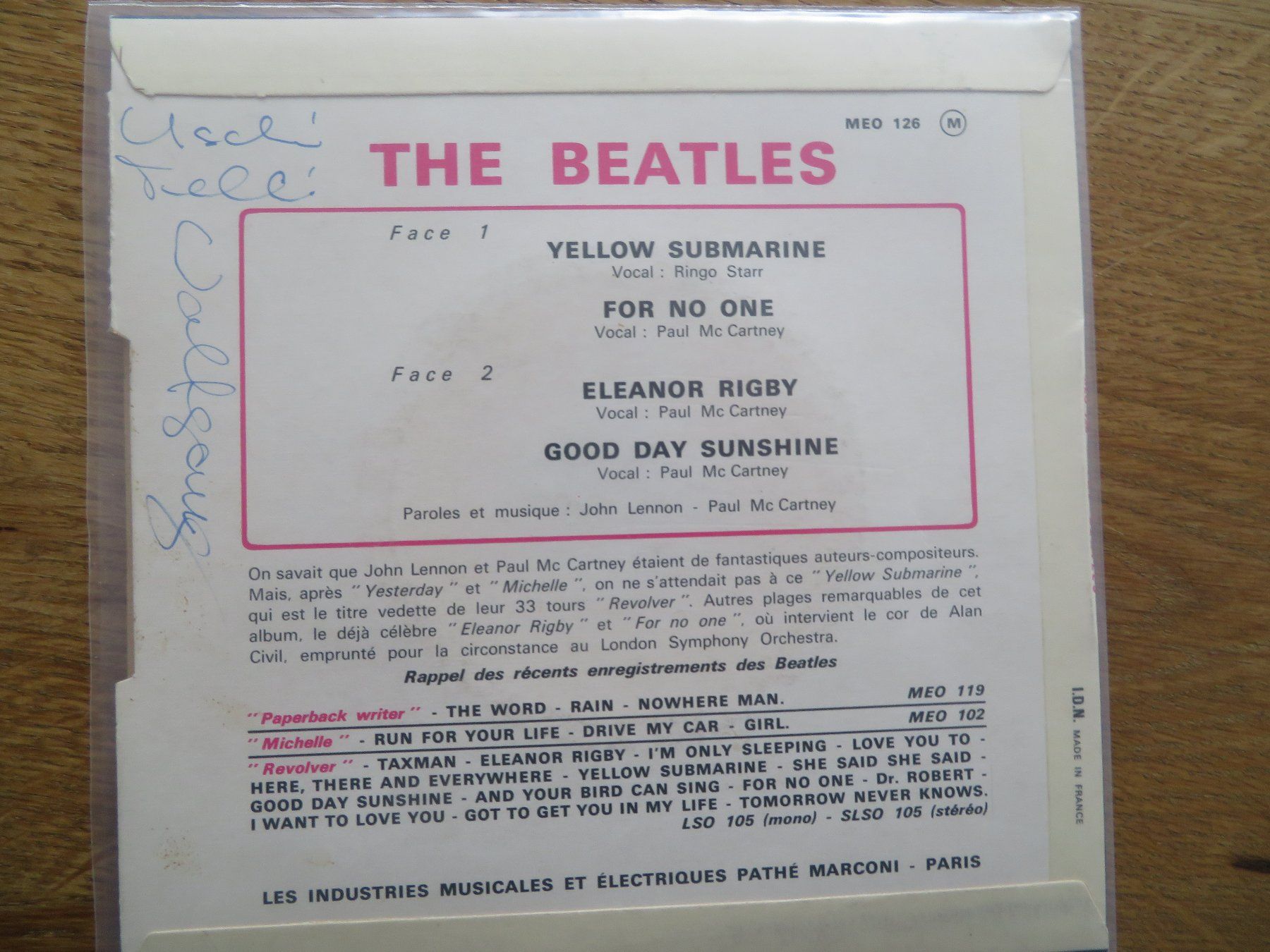 Dischi in vinile: BEATLES EP YELLOW SUBARINE – Nuovo (secondo la descrizione) da Zürich venduto da max_cp5f 1