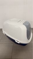 Katzentoilette mit Haube weiss grau neuwertig