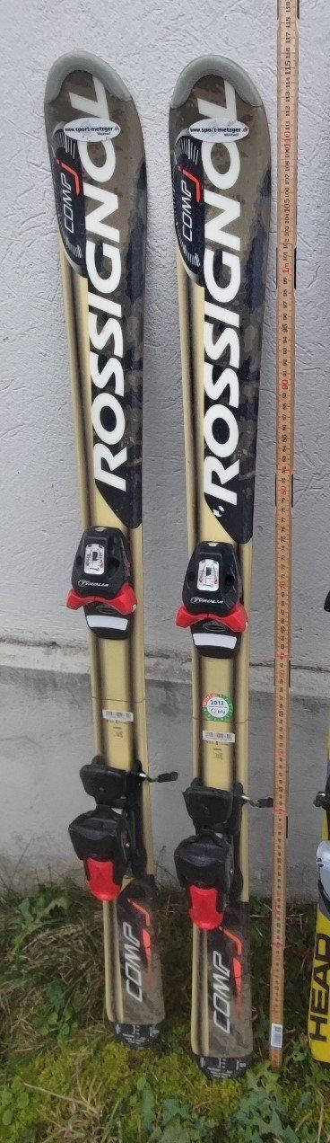 Rossignol Skis: Rossignol Comp Kinder-Ski Alpin inkl. Bindung 115cm – Gebraucht aus Mosnang von KurtHe
