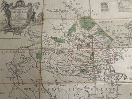 Antike Landkarte Provinz Medelpad Schweden 1769