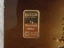 Goldbarren 1 Gramm
