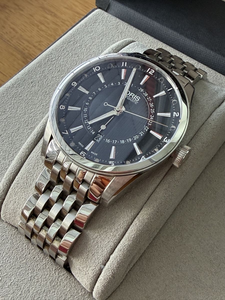 Oris Orologi: ORIS Artix Pointer Moon Stahl Swiss Made 42mm – Nuovo (secondo la descrizione) da Gossau SG venduto da Makijali 1