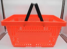 5 Stk. Einkaufskörbe, Einkaufskorb rot