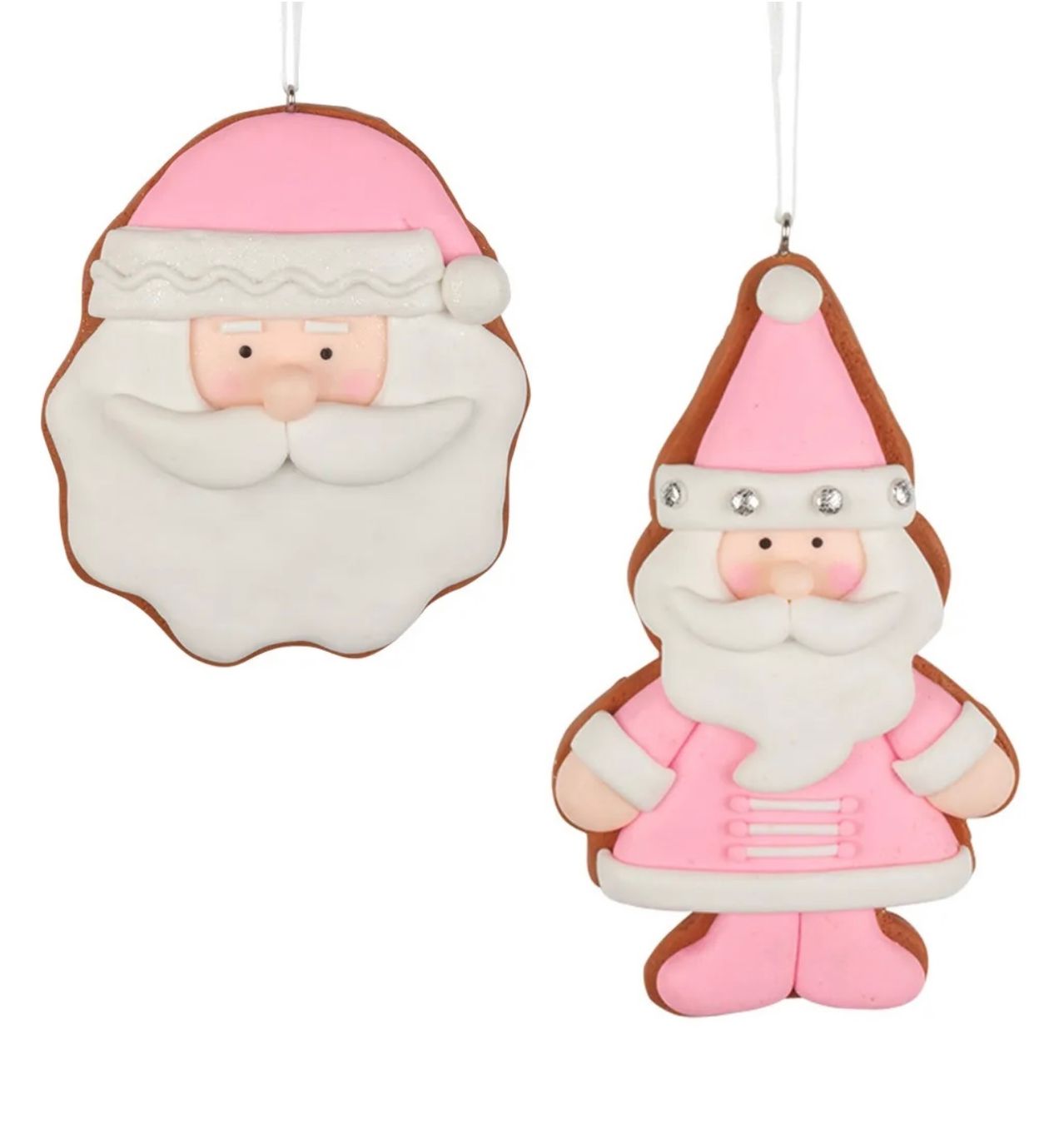 Alle Dekorationen: Baumschmuck Samichläuse rosa – Neu und originalverpackt aus Basel von Seifehuesli 1