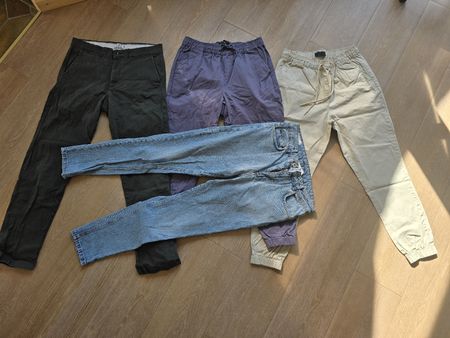 3 Hosen + Jeans Gr. 30/32 Loose fit