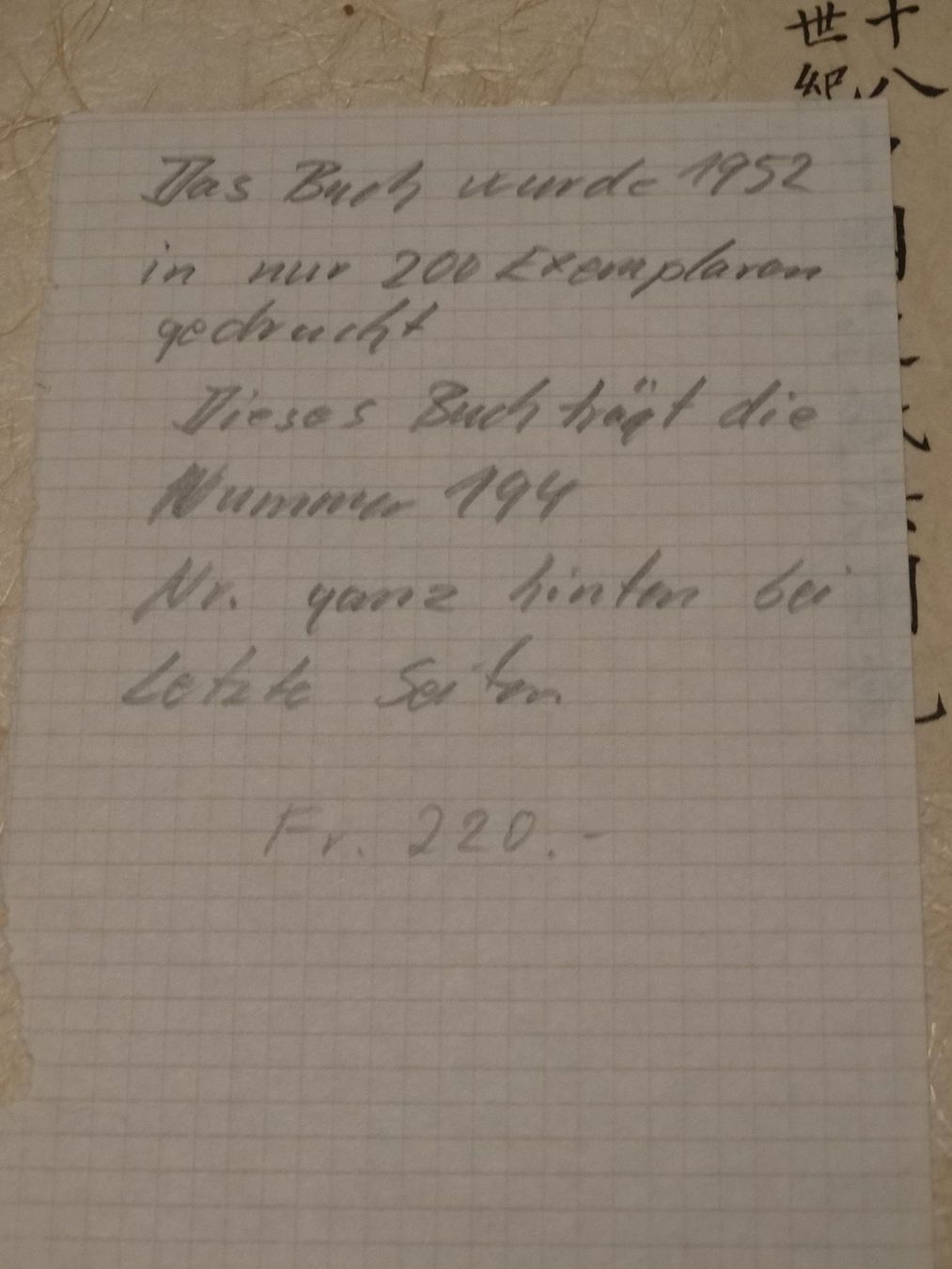 Bücher: Chinesische Papiermacherei Buch 200 Exemplare – Gebraucht aus Adliswil von Isaac_92 1
