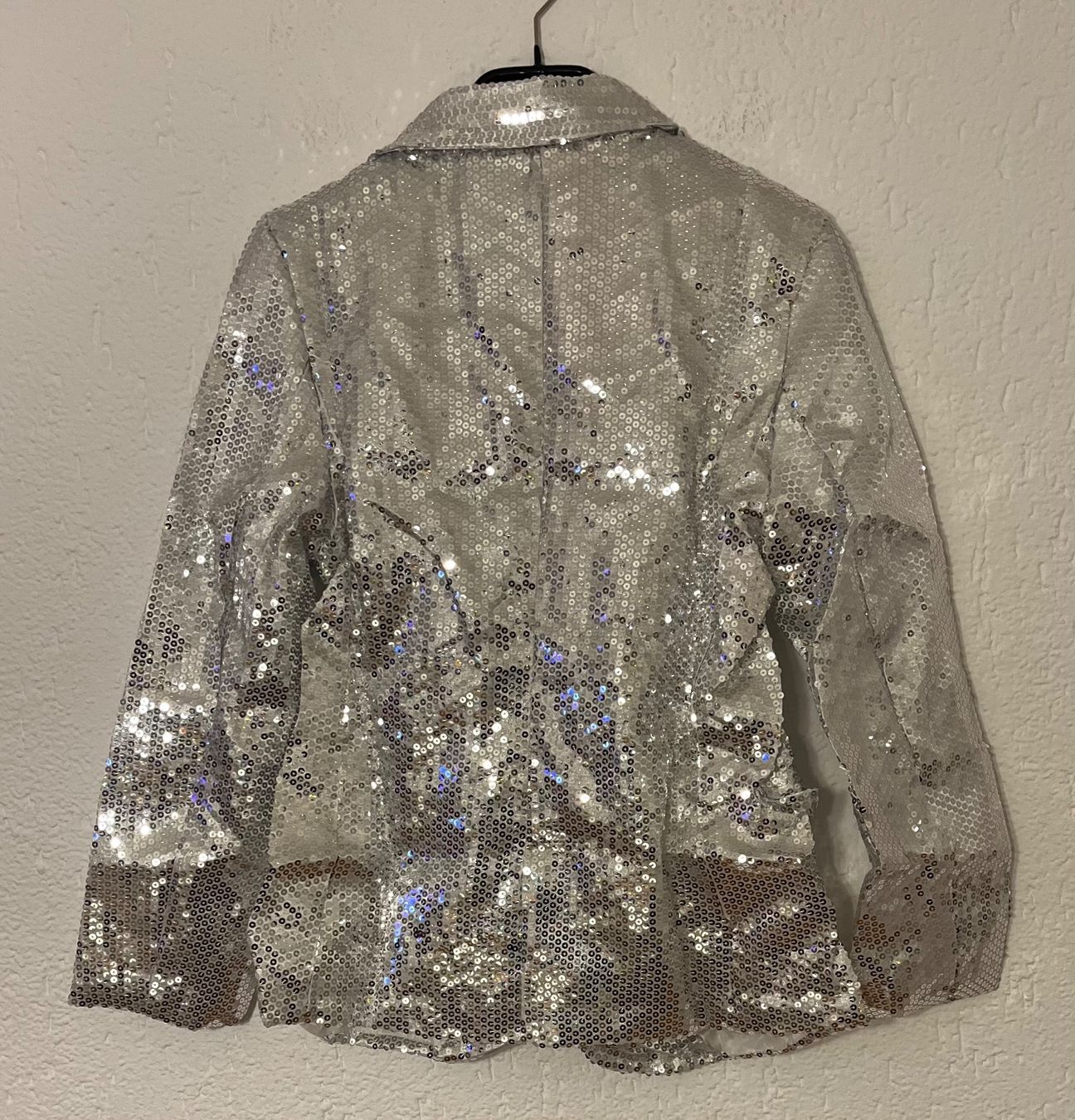 Jacken: Pailletten Blazer, silber Grösse S – Neu und originalverpackt aus Oberegg von MZ_DiesundDas 1