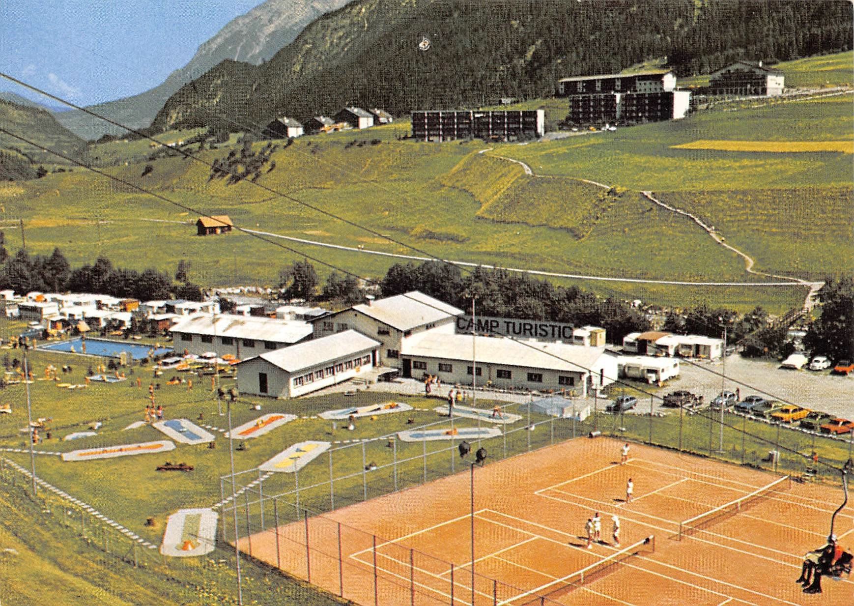 Cartoline postali: Savognin, Camp Touristic – Usato da Ottikon b.Kemptth. venduto da Neptun1974