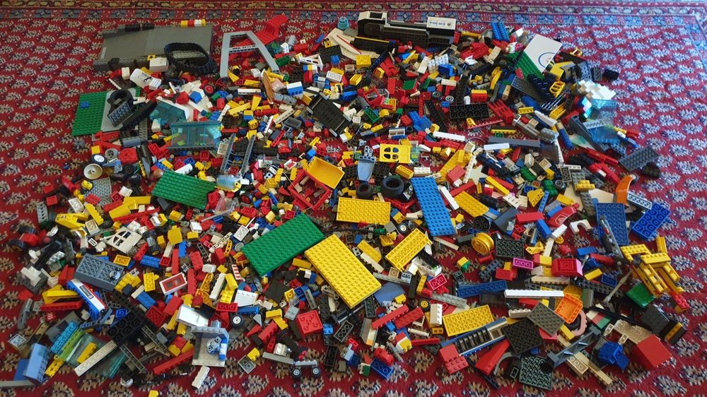 Riesige LEGO Sammlung Bausteine Kiloware basic Steine kg Kaufen auf Ricardo