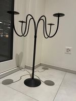 Kerzenständer XXL Schwarzes Metall Vintage