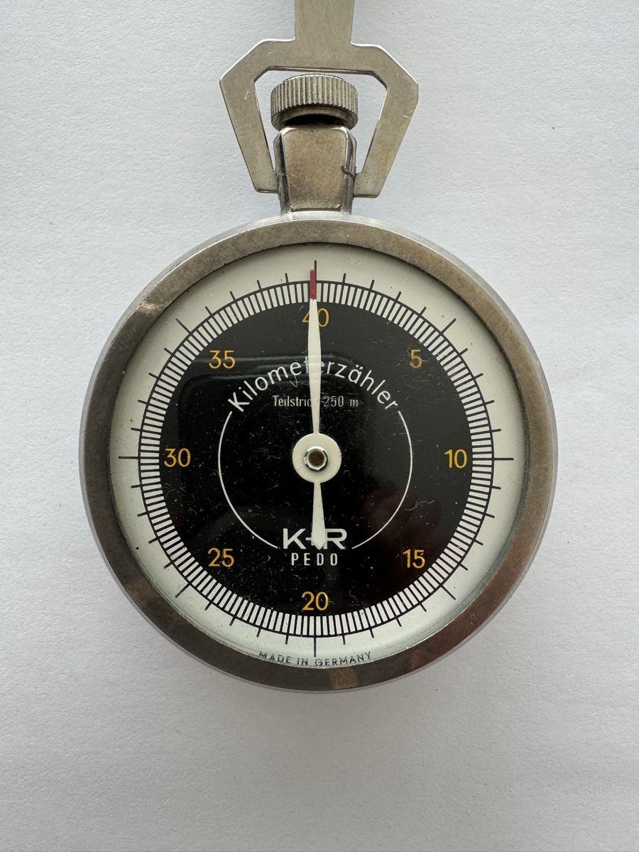 Vintage K&R Precise Pedometer with Clip Cl.4
