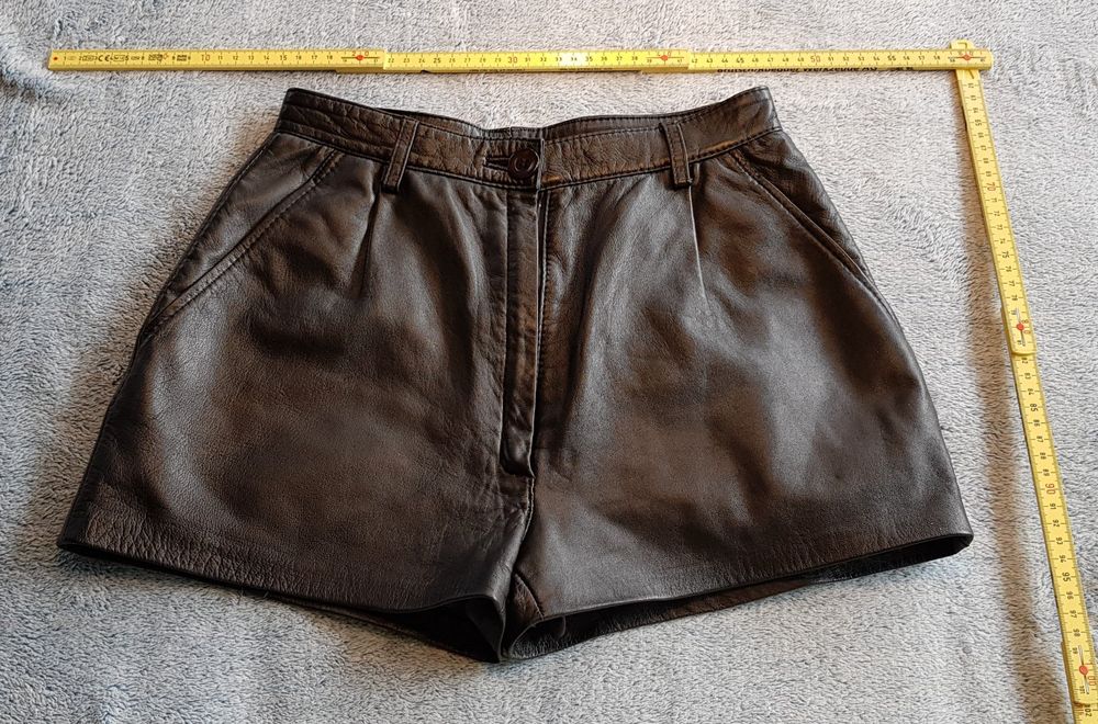 PAULGOS Herren Trachten Lederhose - Kniebund - Echtes Leder