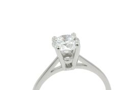 1.00ct VS/H Brillant Solitär Ring 18K Weissgold *S3941