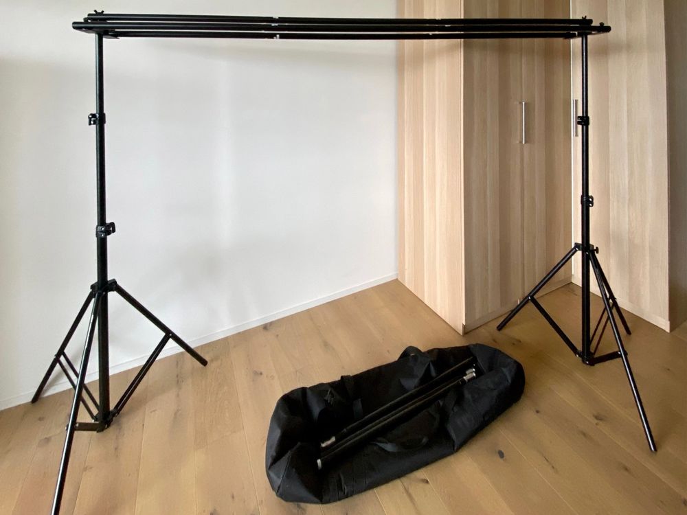 Walimex Blitzhalter Set Mit 90x90cm Softbox - 4-fach System Für Studiofotografie