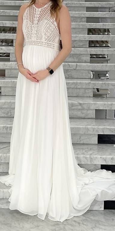 Vestiti: Umstands- Brautkleid Grösse 38 – Usato da Neuenkirch venduto da mic_m8px