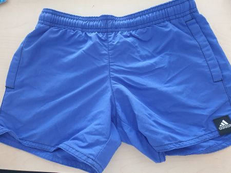 Adidas Badeshorts Gr. 128 blau, Top Zustand!