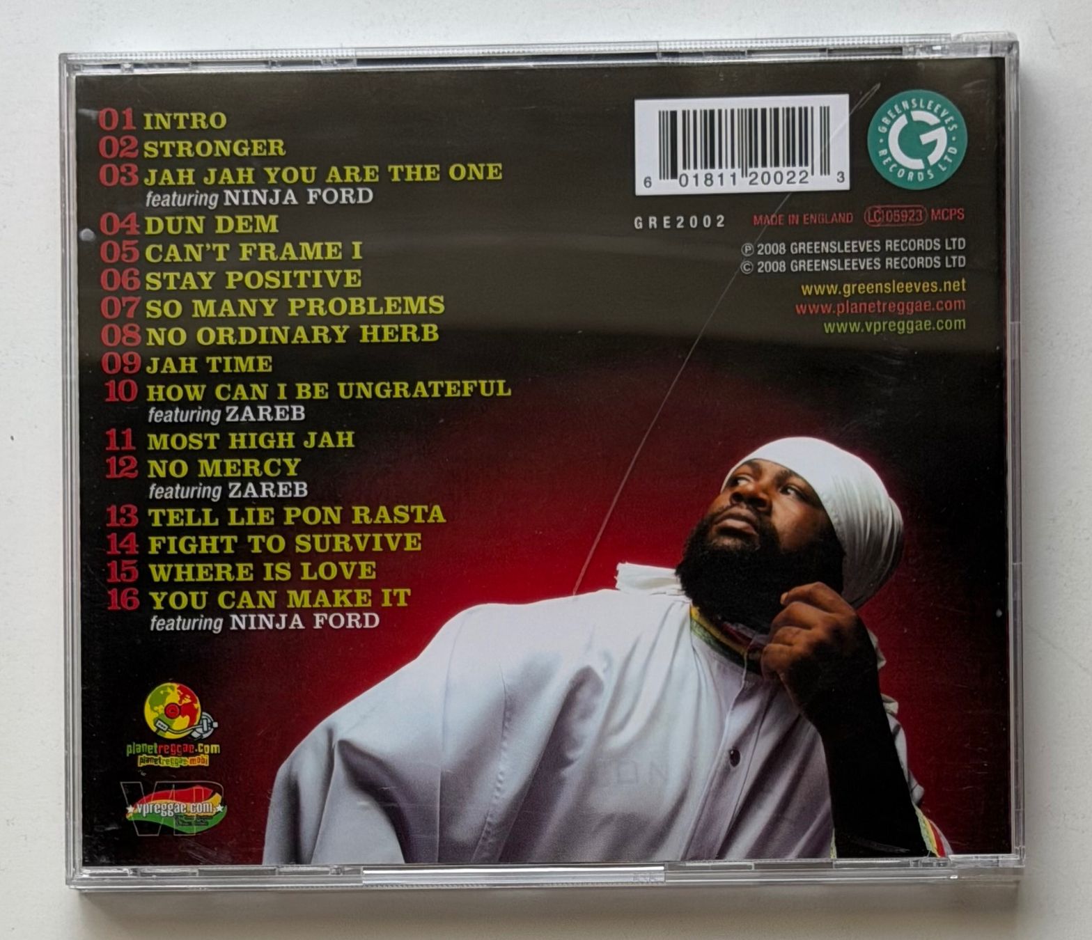 CD: Fantan Mojah / Stronger – Usato da Näfels venduto da rottabi 1