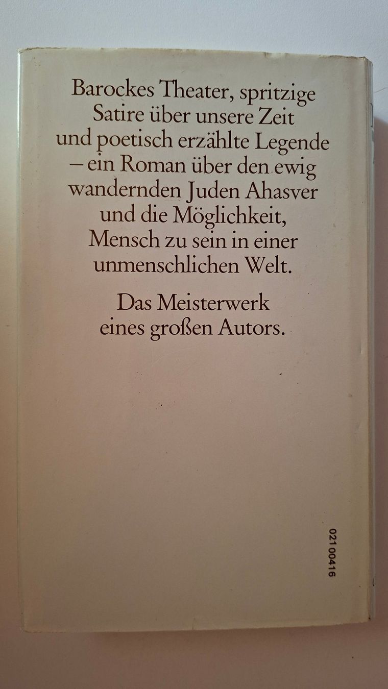 Bücher: Stefan Heym: Ahasver – Gebraucht aus Dietikon von Buchantiqdietikon 1