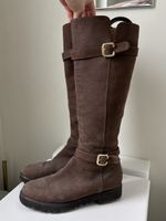 Leather boots