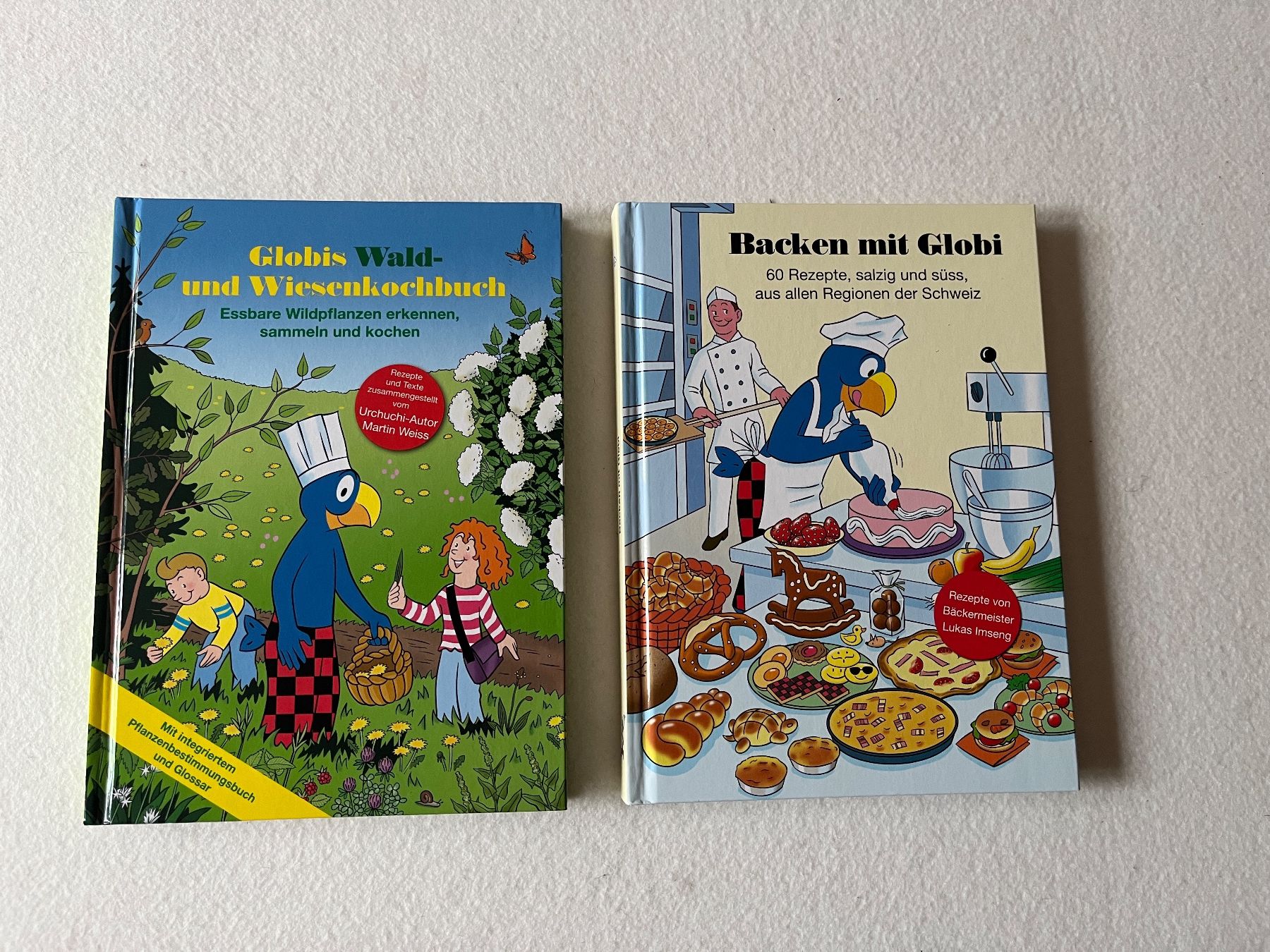 Bücher: 2x Globi-Kochbuch – Gebraucht aus Hettlingen von Kaeptnpum