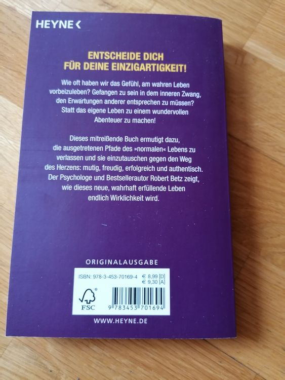 Buch * Willst du Normal sein oder Glücklich * Kaufen auf Ricardo