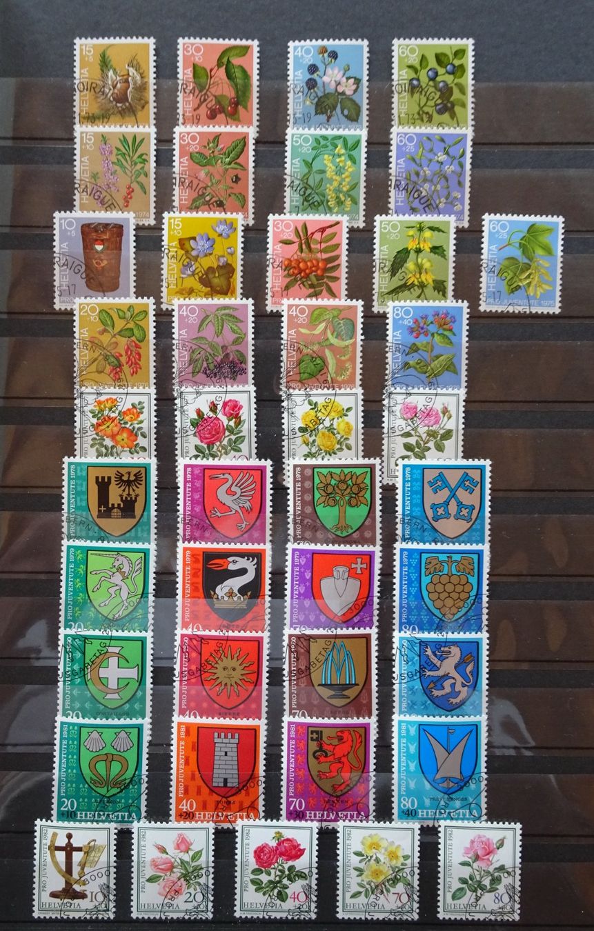 Tutti i francobolli: Pro Juventute Briefmarken – Usato da Feldbrunnen venduto da MarcusSO