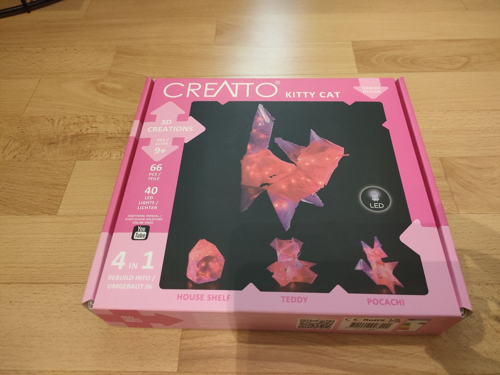 Kit bricolage: CREATO Kitty Cat 3D LED – Nuovo e nell'imballaggio originale da Leuggelbach venduto da Schreiner21