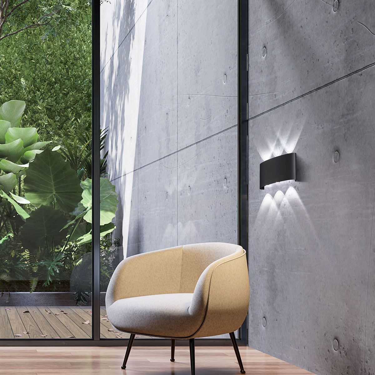 Lampen: LED Aussen Wandleuchte, 19 cm x 10 cm – Neu (gemäss Beschreibung) aus Kreuzlingen von Smart-Light 1