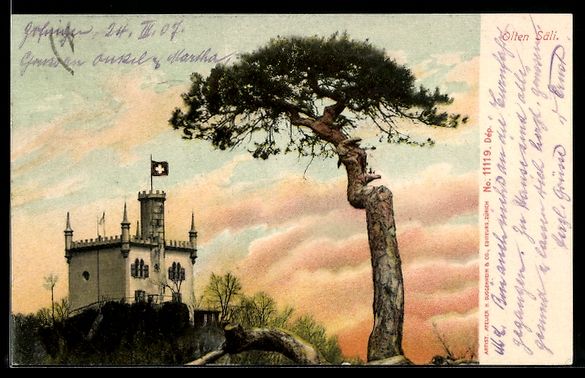 Cartoline postali: AK Olten, Schloss Säli – Usato da Berlin venduto da bartko-reher