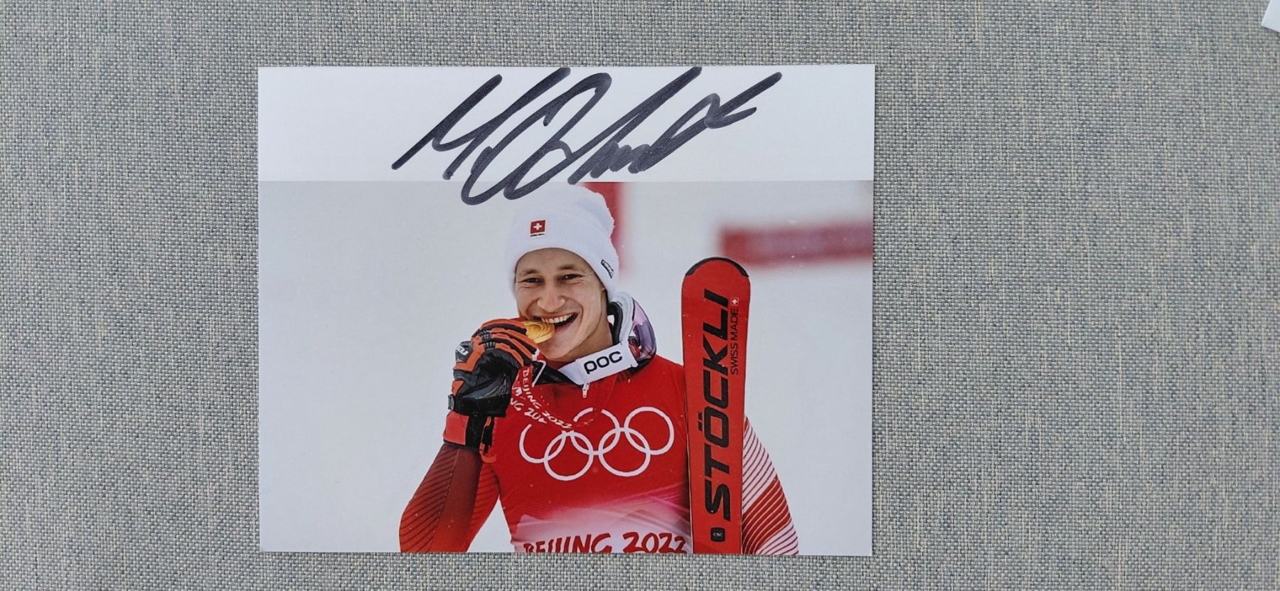Autografi: Autogramm Marco Odermatt – Usato da Schmerikon venduto da Olympia04