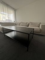 Couchtisch in schwarz Holz und Metall 