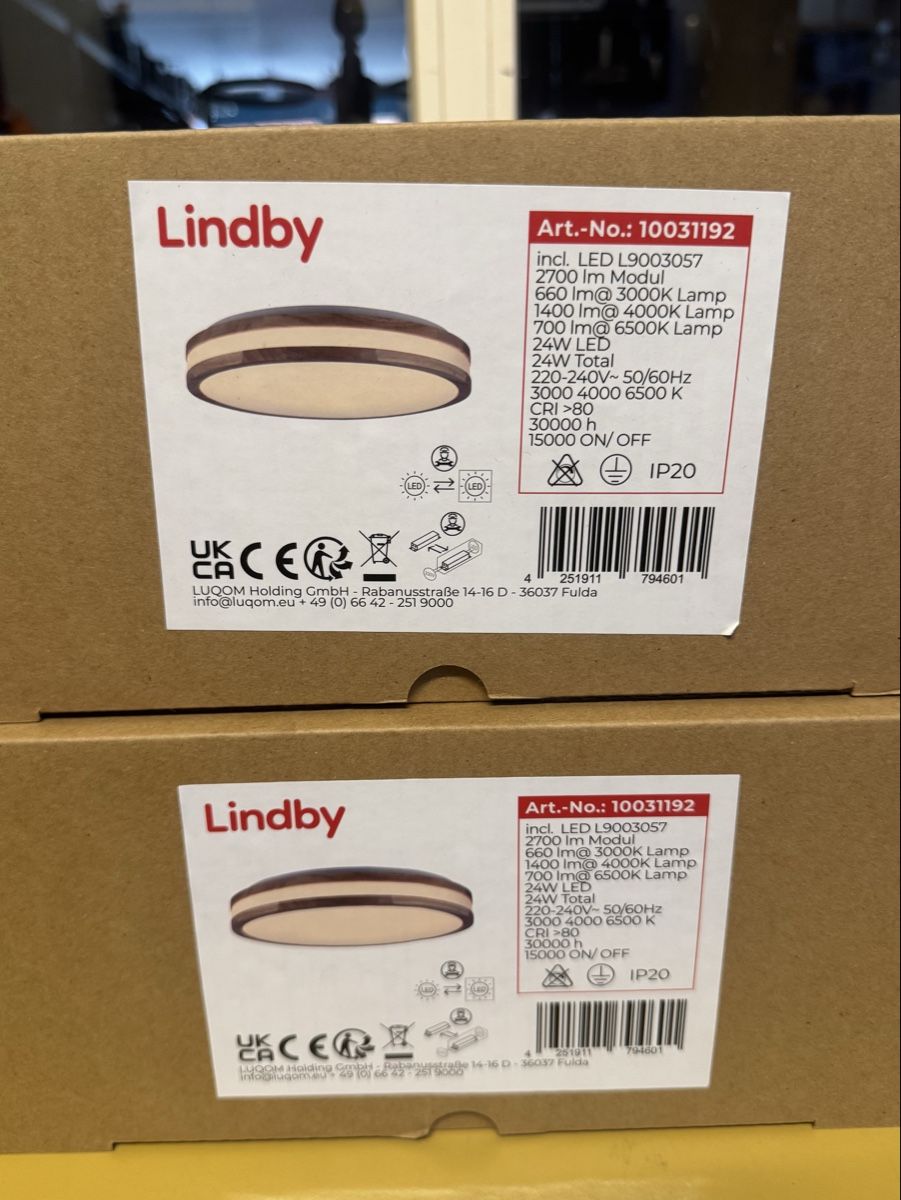 Lampadari & plafoniere: Lindby Deckenleuchte LED neu 2 stk. – Nuovo (secondo la descrizione) da Schlieren venduto da Freundlich02 2