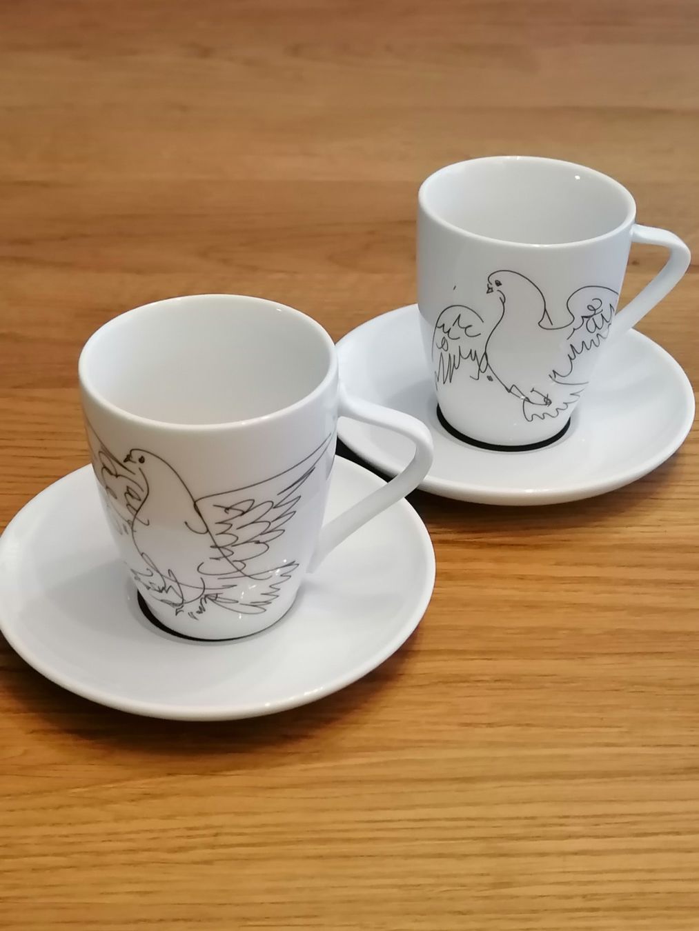 Tazze: Hans Erni Espressotassen -  2 Stk. – Usato da Basel venduto da vintagecollector