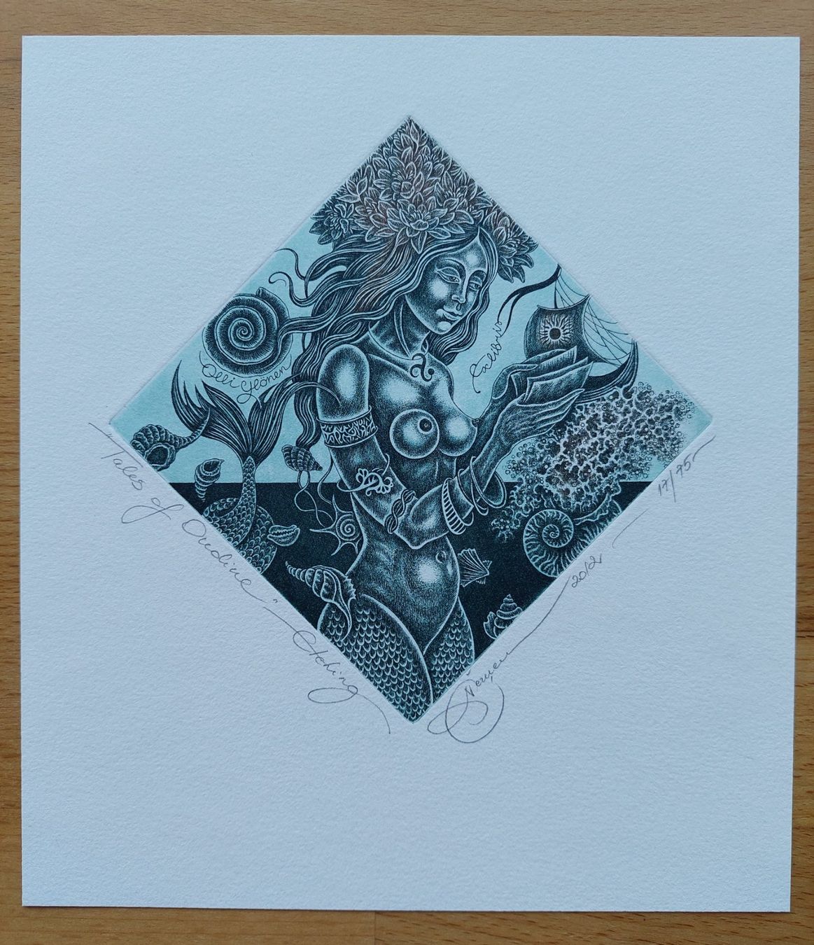 Dipinti: Exlibris Natalija Cernetsova - Original Radierung signiert – Usato da Obfelden venduto da Exlibris-Art