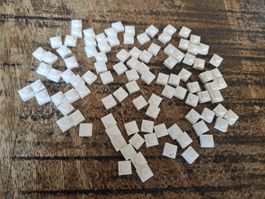 lego 3024 lot de 100 pièces White Plate 1 x 1