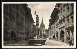 Bern, Marktgasse, Schützenbrunnen und K