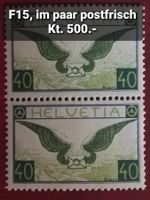 3615B) F15, Flugpostmarke im paar postfrisch Kt. 500.-++