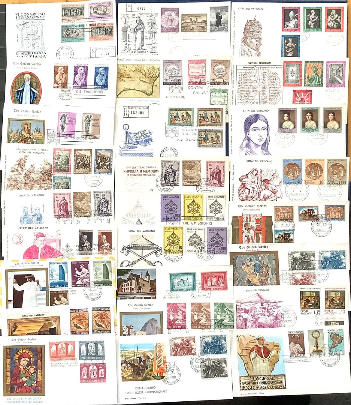 Tutti i francobolli: 1961-1968  / Vatikan Div.Illustr. FDC – Nuovo (secondo la descrizione) da Liestal venduto da Skunk02